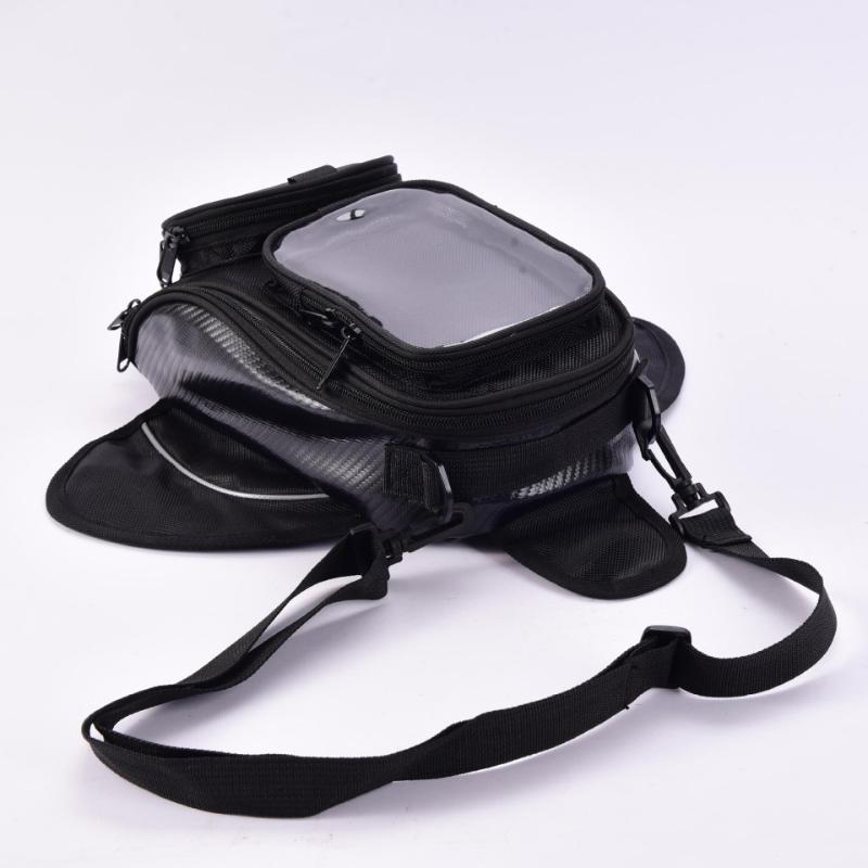 Motorcycle Fuel Tank Bag Motorcycle Waterproof Luggage Bag Riding with Headphone Hole Magnet Package Navigation Package