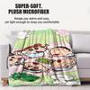Crayon Shinchan Japanese Kawaii Blanket Soft Comfortable SkinFriendly For Bed Bedroom Dorm Sofa Office Car Lunch Camping Gift