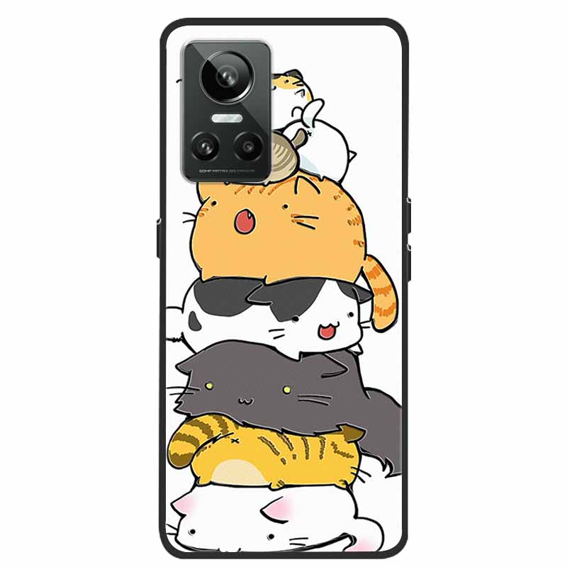 For Realme GT Neo3 5G Case 3D Flower Emboss Soft Silicone Phone Back Cover Case For OPPO Realme GT Neo2 Neo 3 Coque for Bumper