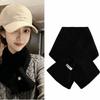Windproof Wool Knitted Scarf Thickened Women Winter Neckerchief  Apparel Accessories