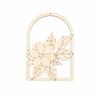 Handmade Wooden Butterfly Flower DIY Kit - Creative Hanging Ornament & Hand-painted Blank Pendant