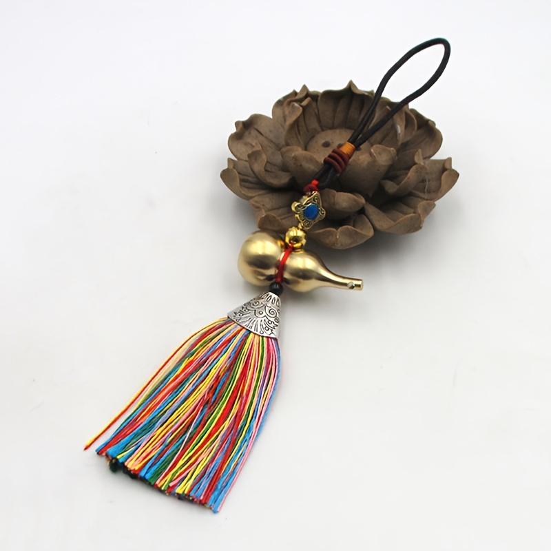 

Traditional Chinese Pendant - with red tassel, housewarming wedding decorations, Chinese home auspicious gifts,wall decoration різнокольоровий
