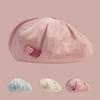 1 Pc Women'S Thin Breathable Beret Retro Style Fashionable Painter Hat Spring Summer Cap