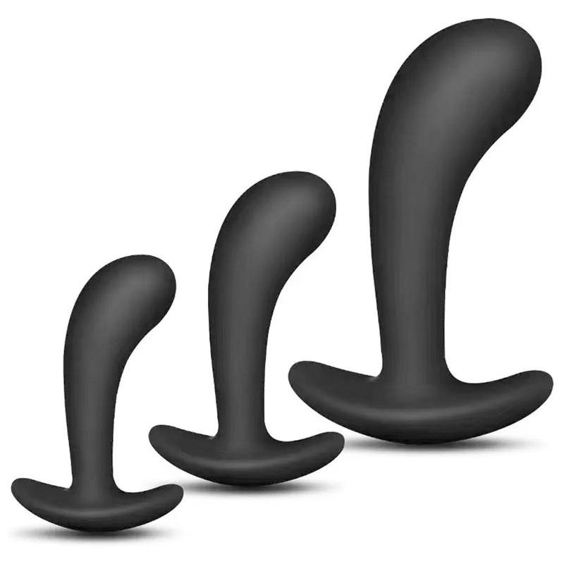 Big Head Prostate Stimulator Soft Anal Plug Sex Shop Liquid Silica Gel Butt Plug Female Masturbator Erotic Sex Toys for Couple