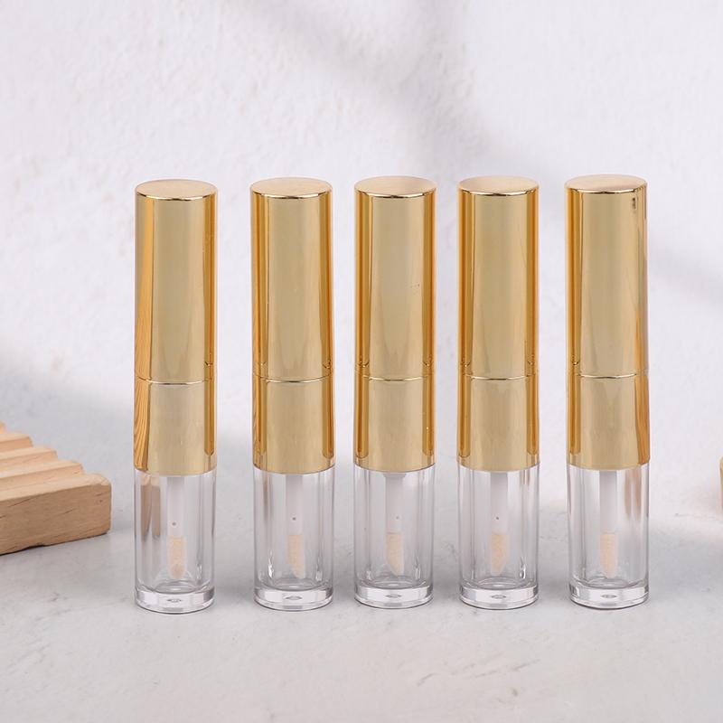 Double-Ended Empty 2.5Ml Clear Lip Gloss Tube Refillable Lip Balm Bottles Lipstick Containers For Travel Women Girls Diy Makeup
