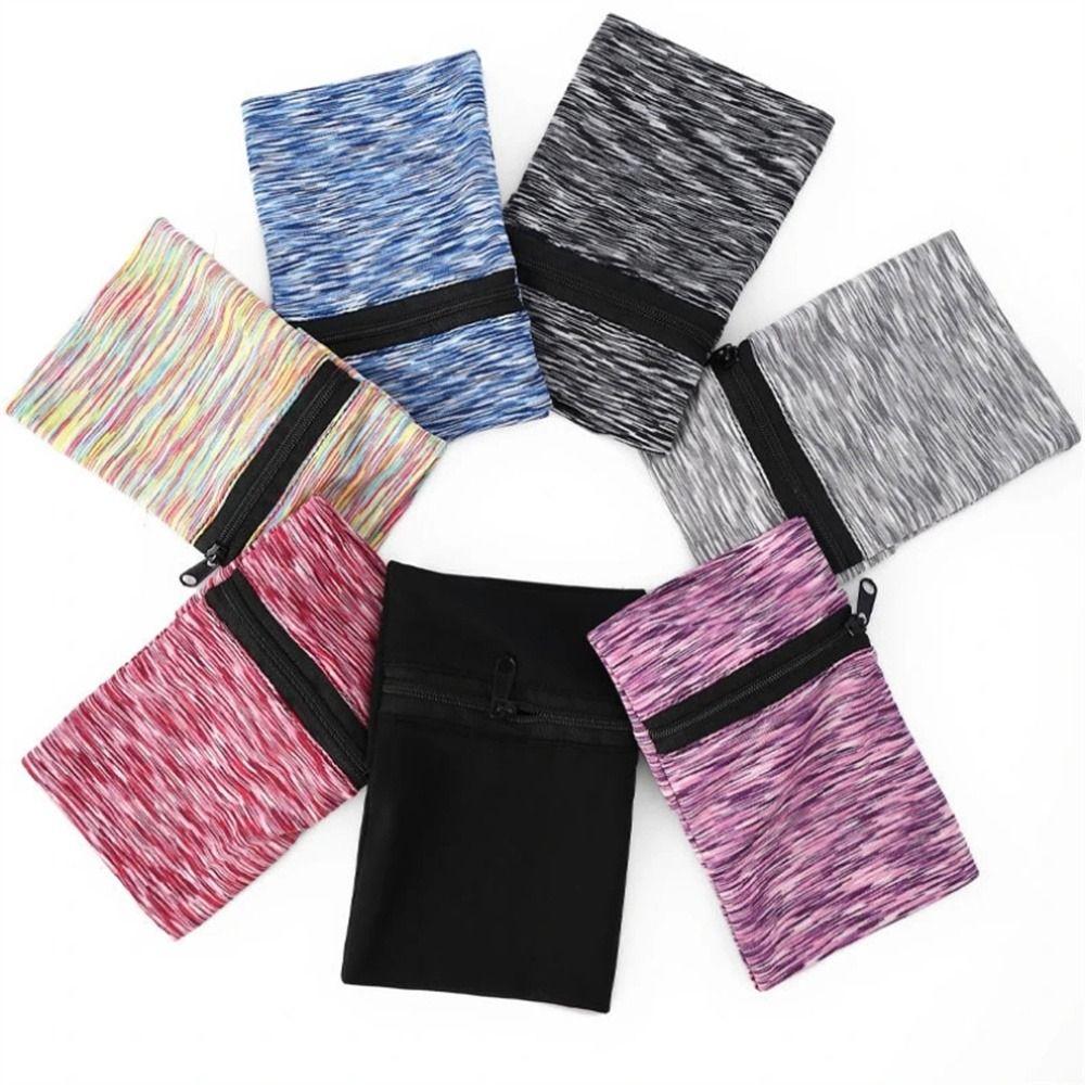 Zipper Fitness Men Women For Phone Lightweight Coins Key Wrist Bag Wristband Arm Bag Wrist Running Bags Wrist Wallet Pouch