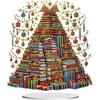 2D Flat Xmas DIY Acrylic Desktop Diamond Art Kits Special Shaped Rhinestone Diamond Art Tabletop Painting Kit Home Office Decor