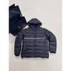 Ra La Klassische bestickte Polo-Pferd-Logo Kapuzen-Leichtbaumwolljacke