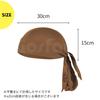 GOSFANG Durag Bandana Cap Braun BULL-GO-0225-R04-BR