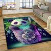 Cartoon-süßer Panda-Traumtier-3D-Teppich für Schlafzimmer, Wohnzimmer, Heimsofa-Dekoration, Kinderspiel, große Dekor-Bodenmatte
