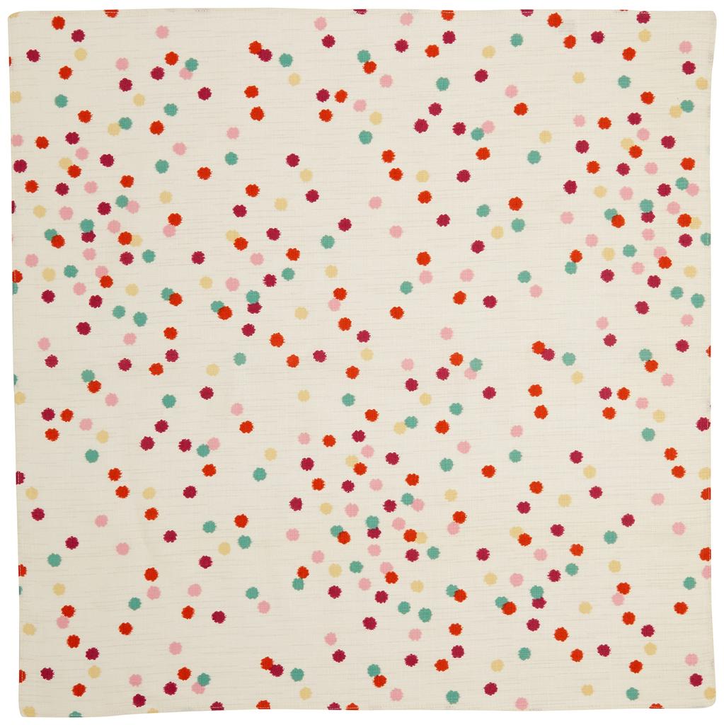 Musubi Furoshiki 70cm Modern Girl Konpeito Beige Made In Japan 20452-201