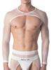 Poggio White Mesh Sleeve Harness - Barcode Berlin - Body