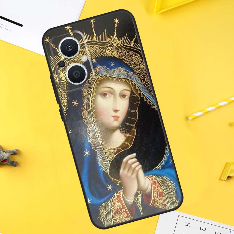 Holy Mother Virgin Mary Christian Cover For OPPO Reno 10 Pro 8T 2Z 4Z 5Z 4 5 6 7 8 Lite OPPO Find X6 X5 X2 X3 Pro Lite Case