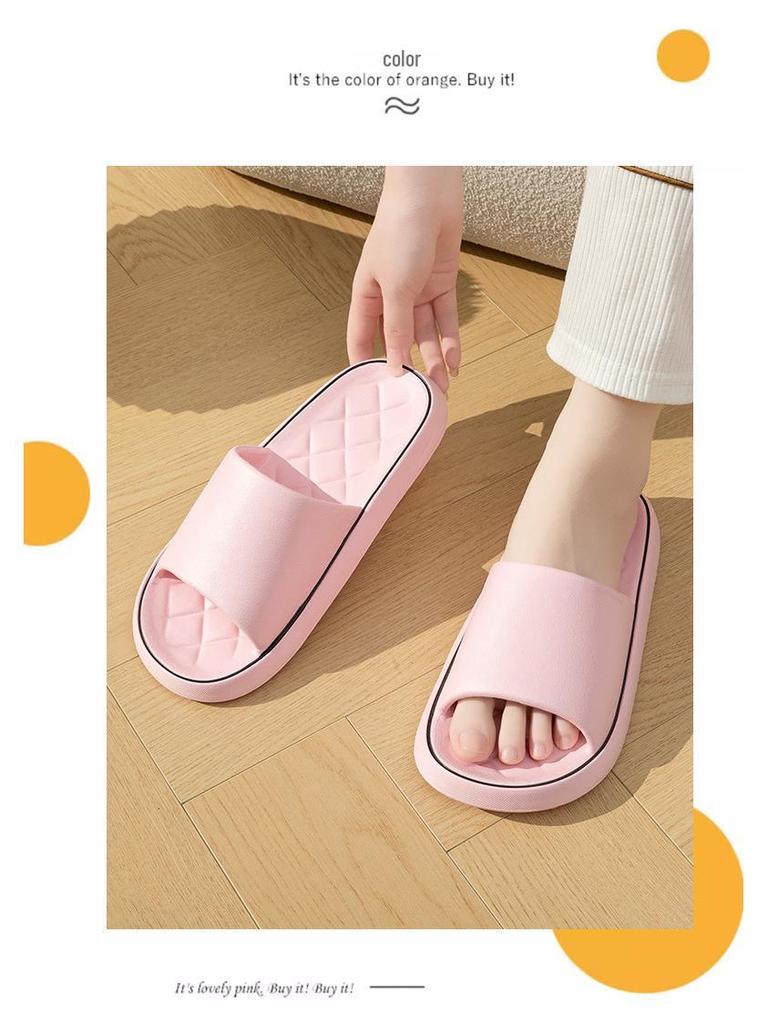 Summer EVA Thick-Soled Indoor Slippers for Men & Women - One-Strap Design