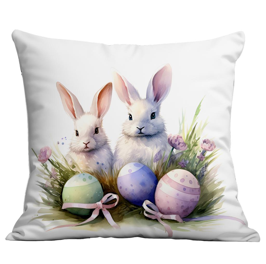 Hot Easter Bunny Purple Series Pillow Case with Pillow Case with A Variety of Pillow Covers Available