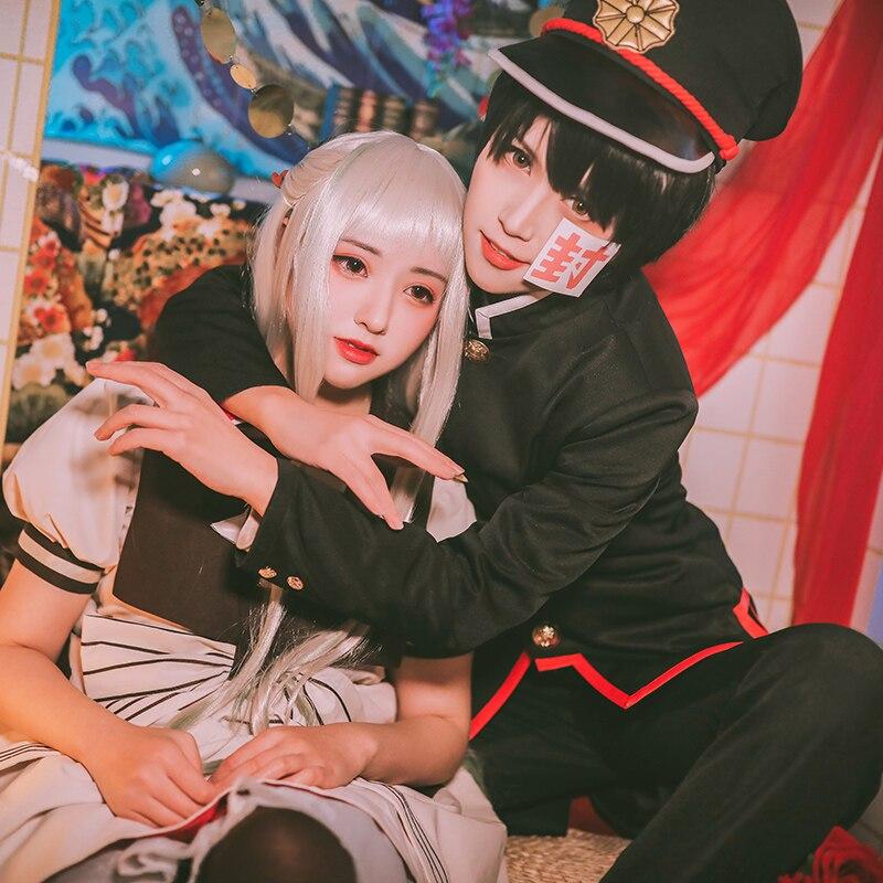 Seturi complete de 8 bucăți costum Cosplay Anime Hanako-kun/Jibaku Shounen Hanako-kun Uniforme Cosplay pentru bărbați
