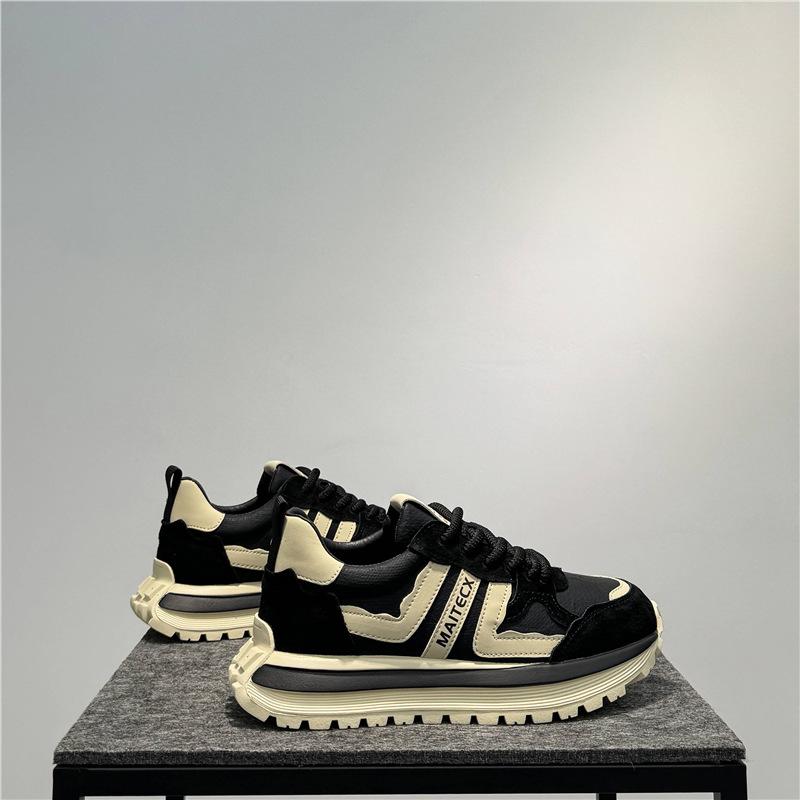 Scarpe autunno e inverno nuove in pelle a taglio basso in velluto calde casual in cotone scarpe con plateau