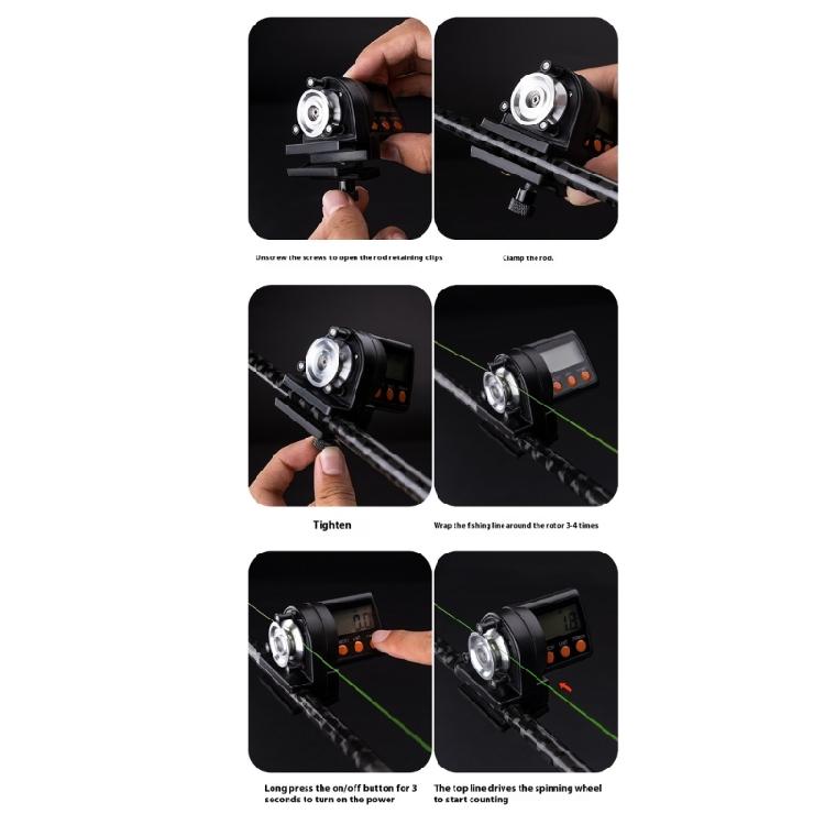 Precisions Fishing Line Measurement Tool With Wear Resistant Adjustable Spinnings Reels Line Counter