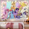 My Little Pony Tapestry - Cute Girls' Room Dorm Decor Wall Hanging Backdrop.
