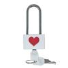 Long Handle Love Couple Lock 74*32*22mm Minimalist Travel Anti-theft Locker Suitcase Padlock Drawer Cabinet Furniture Latches