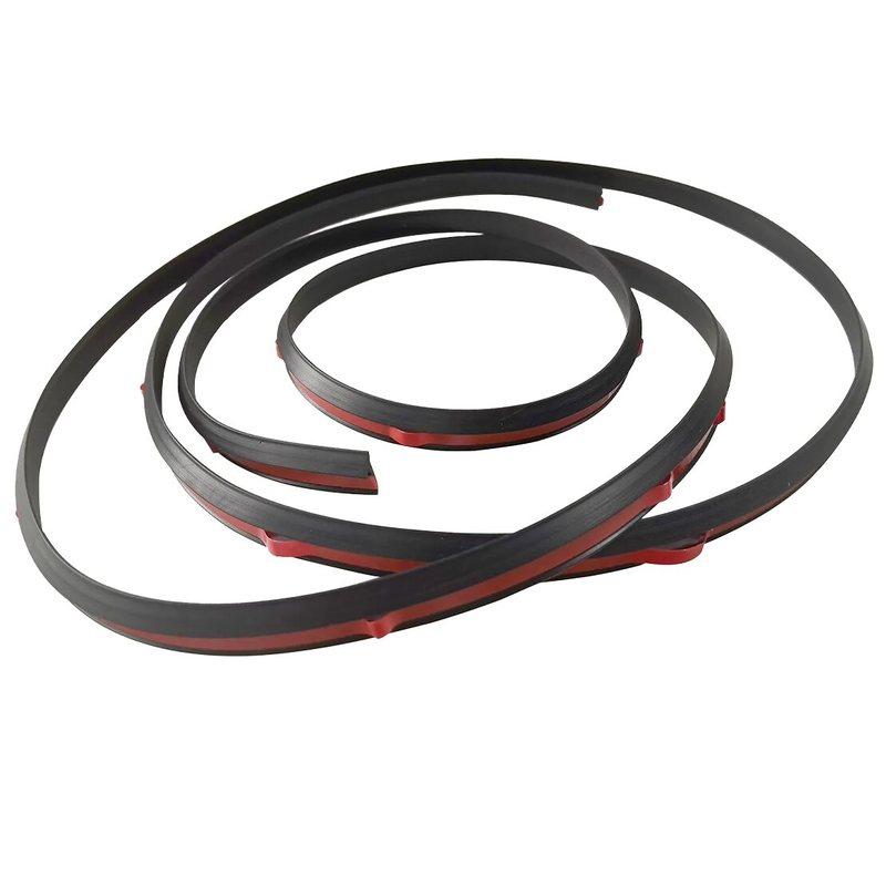 Car Auto Wheel Eyebrow Fender Flare Edge Trim Black Rubber Seal Strip Fit for Mitsubishi