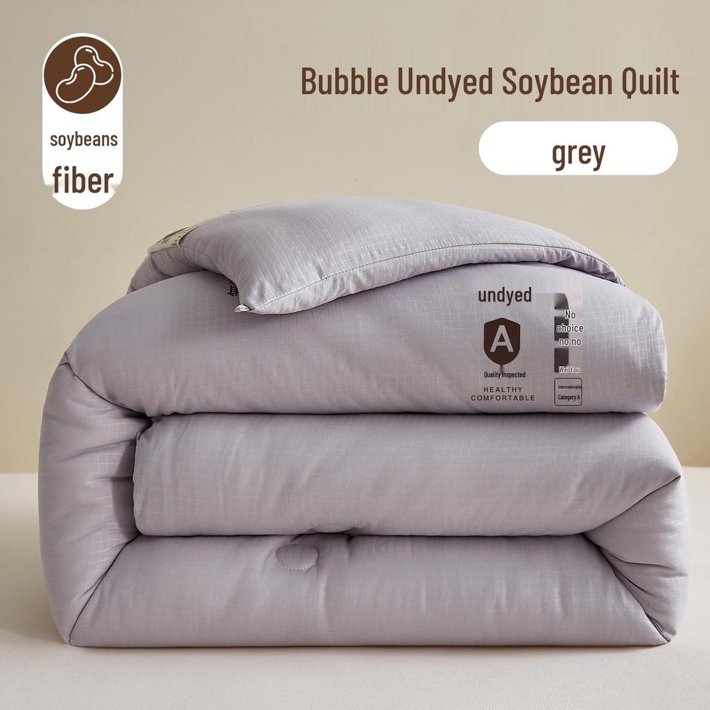 Thickened Soybean Fiber Quilt: All-Season Warm Cotton Bedding for Students