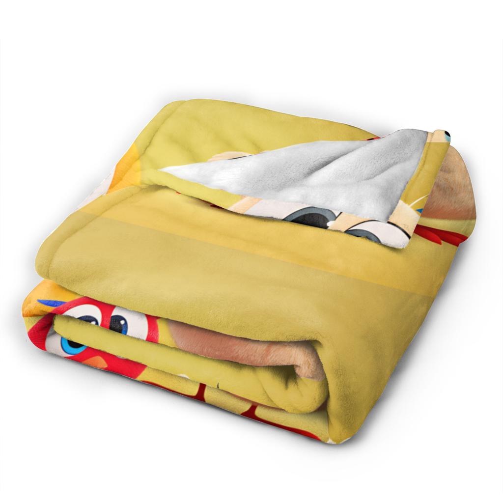 Wo ist Chicky Flanelldecke Tier Vogel Weiche Überwurfdecke für Picknick im Freien Neuheit Tagesdecke Sofa Bettbezug