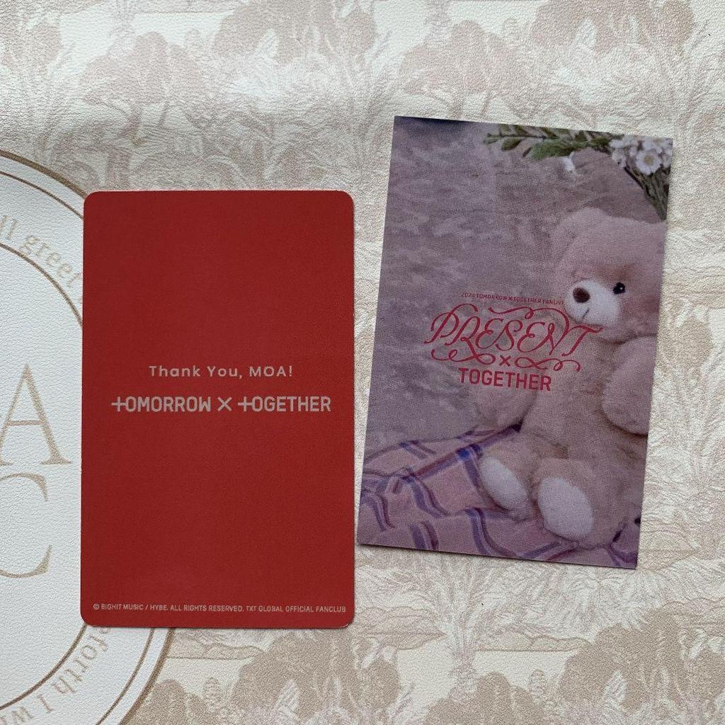 [USED] TXT MOAZONE Fan Live FC Bonus Fan Meeting Trading Card Yeonjun