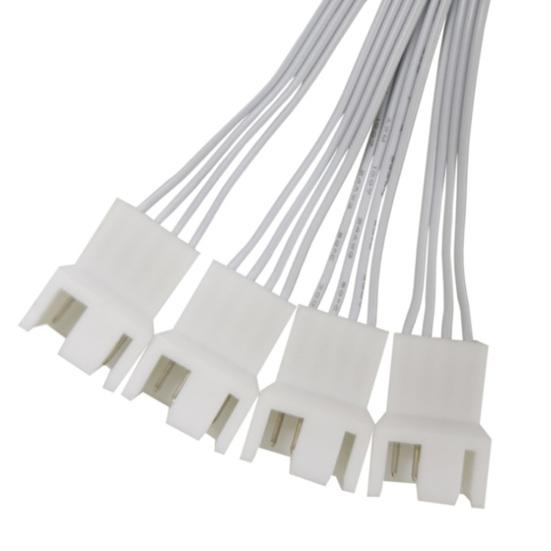 PWM Fan Splitter Adapter Cable Computer 4 Pin CPU Fan Splitter PC 4