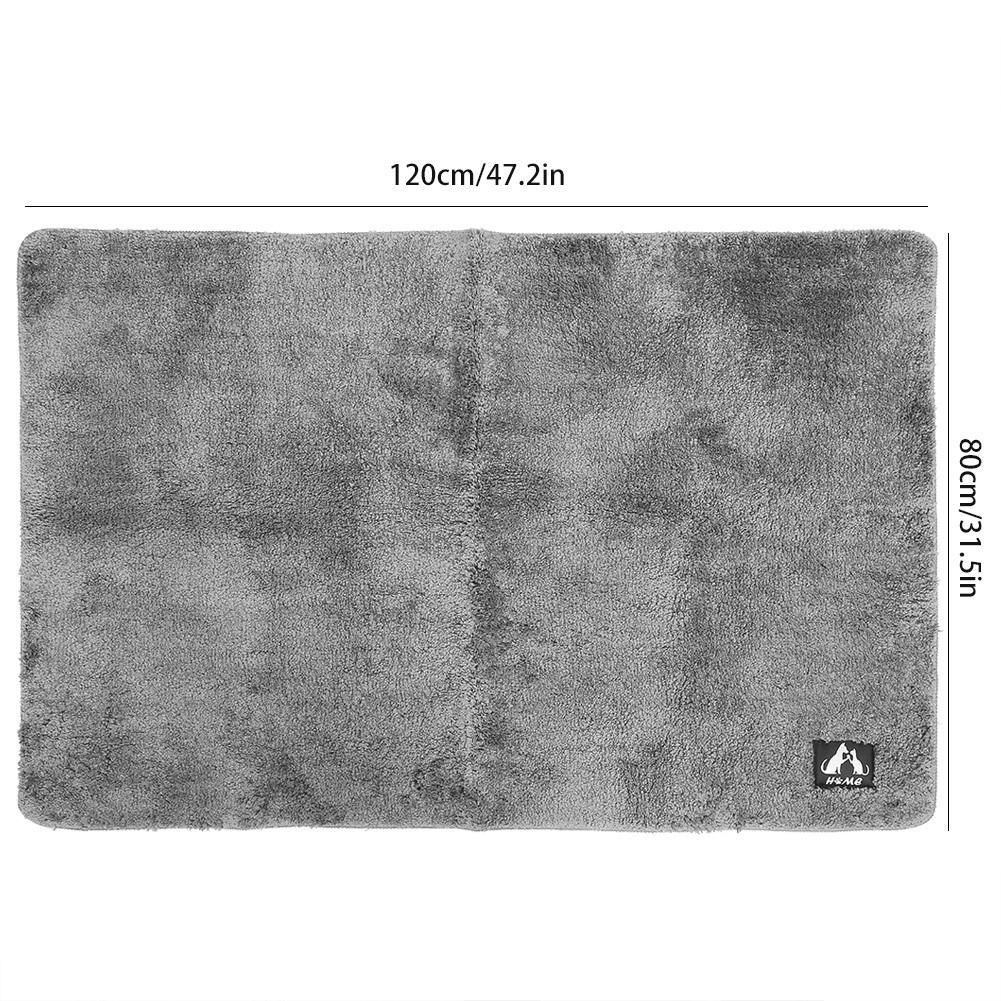 Soft Door Mat Anti Slip Absorbent Floor Rug Bedside Carpet Mat for Home Bathroom Bedroom(Gray 80x120cm)