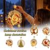 Decorative Lights Christmas Window Lights Suction Cup Christmas Window Lamps  House Decor