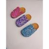 Summer Bling Children's Slippers Buckle Cork Slippers Girls Anti Slip Flat Outdoor Kids Fashion Shoes