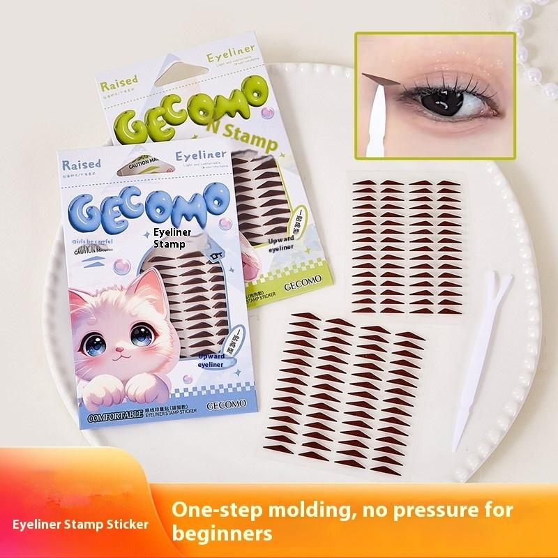 120Pcs Eyeliner Seal Sticker Water Resistant Sweat Resistant Fitting Swollen Eye Blister Adjusting Eye Eyeliner Patch