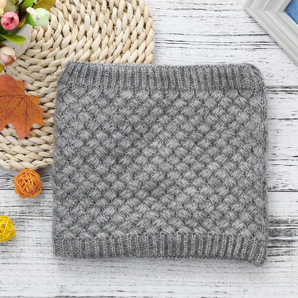 Fashion Man Winter Warm Scarf Wome  Bufanda Thickness Knitted Collar