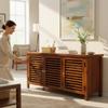 Wooden Sideboard Cabinet Storage Self | Cupboard Bedside Furniture, Nightstand Door Console Home Decor Furniture |  Farmhouse Furniture Art