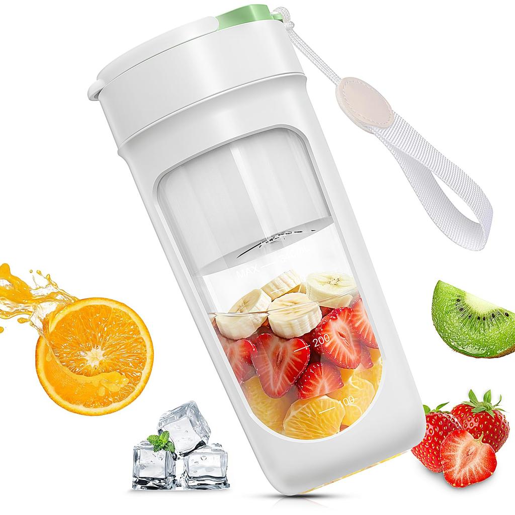 Aliliy Compact Smoothie Ice 340ML Easy to Baby Japanese Instruction Warranty Included Juicer, Blender, Crushing, Rechargeable, Capacity, 22,000 RPM,