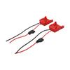 18V Battery Adapter Pair with 30A Fuse for DIY Projects Fits 14 4V 18V 20V MAX Lithium Ion Batteries Plastic Material