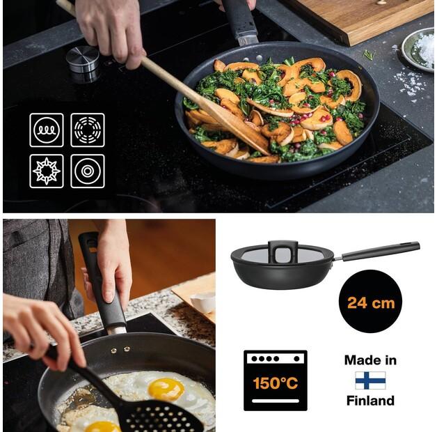 Frying Pan Fiskars Hard Face 24 Cm (1052230)
