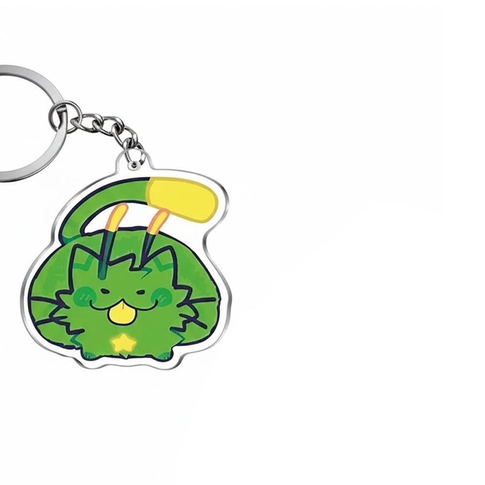

Game PartyNoob Pest Gnarpy Melanie Mozelle Bive Acrylic Keychain Cartoons Cute Backpack Pendant Accessories Valentine s Day Gift