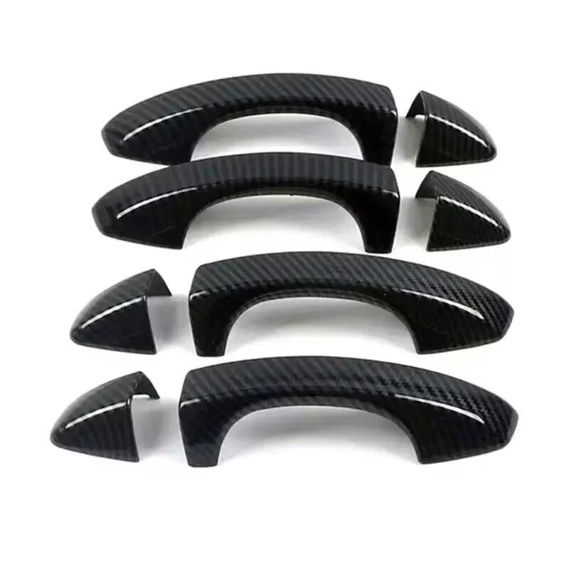 For Volkswagen VW Golf 7 MK7 MK7.5 2014- Door Handle Covers Auto Sticker Exterior Moulding Cover Decor Car Accessories Trims