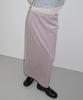 Obeodyupeulleeo Velvet Long Skirt_Silver