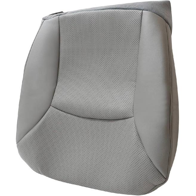 

GXARTS Driver Side Bottom Perforated Seat Cover Gray Compatible with Ford E150 E250 E350 E450 E550 2002 2003 2004 2005 2006 2007 2008