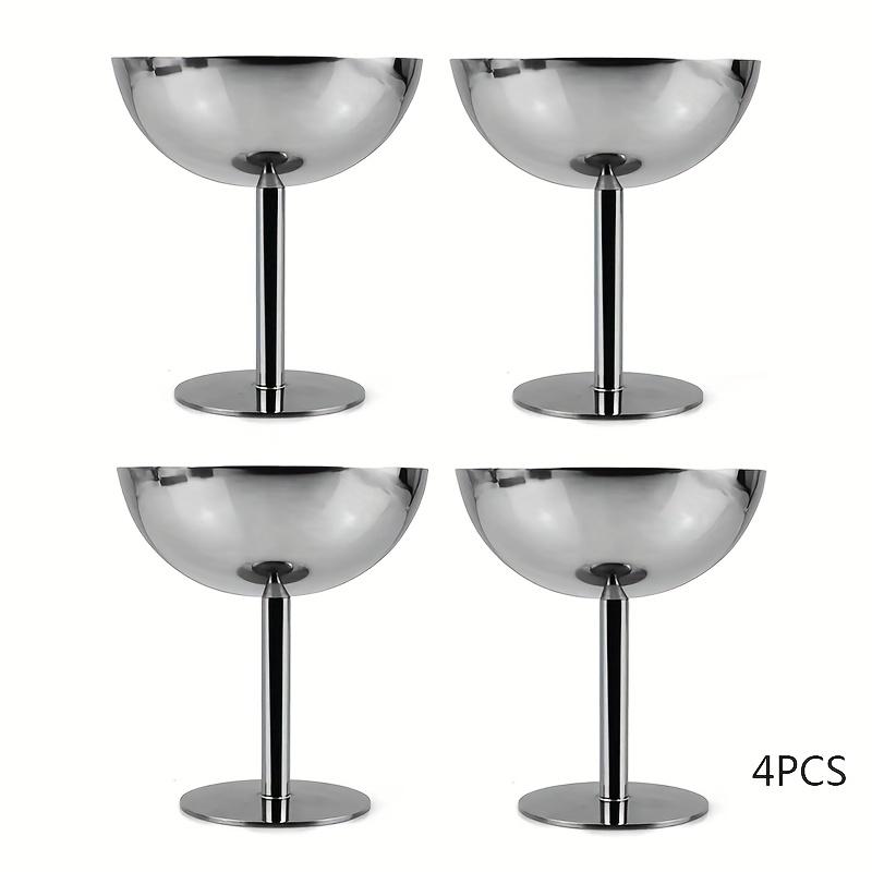 304 Stainless Steel Ice Cream Cup Pudding Cup Cocktail Glass Dessert Cup 101-200ml