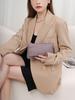 Women's Genuine Leather Crossbody Clutch - Small Top Layer Cowhide Phone Bag