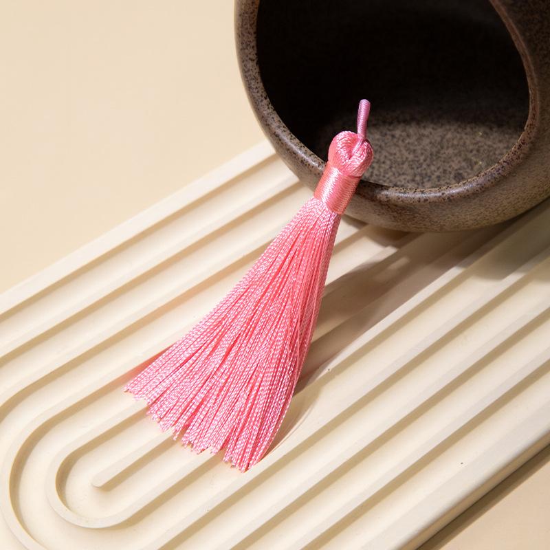 8Cm Pull Circle Fringed Ear Polyester Fringed Antique Hanging Ear Bookmark Sachet Jewelry Accessories Diy Small Pendant