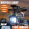 4000MAH 22 LED Alumin Bike Bicycle Light C Rechargeable Bicycle Lights MTB Flashlight Headlight for Cycling Bicycle Front Lamp