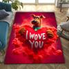 Halloween cartoon comedy adventure movie Scooby-Doo carpet is suitable for living room and bedroom doormats office balcony decorative carpet V3