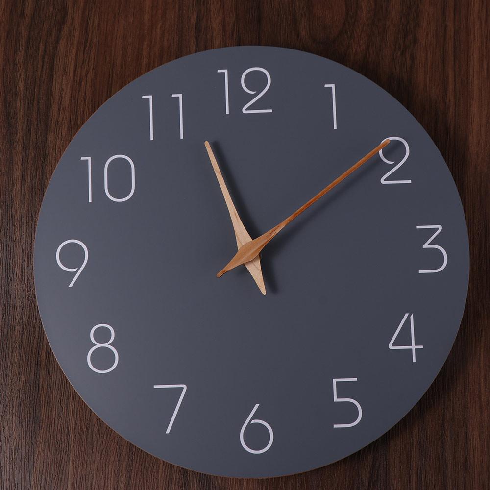 Non Ticking Wall Clock Minimalist Style Digital Clock Creative Silent Clock Office Use