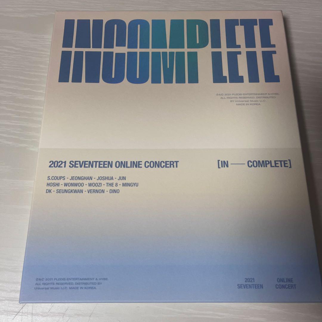 

[USED] SEVENTEEN INCOMPLETE BluRay