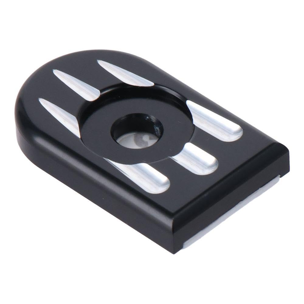 Qicarkey Motorcycle Rear Fender Seat Bolt Tab Screw Kit, Black